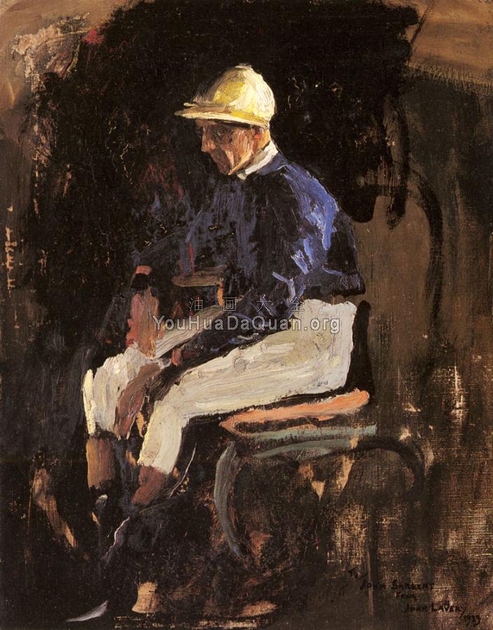 A Portrait Of Joe Childs The Rothschilds Jockey - 约翰·拉弗里